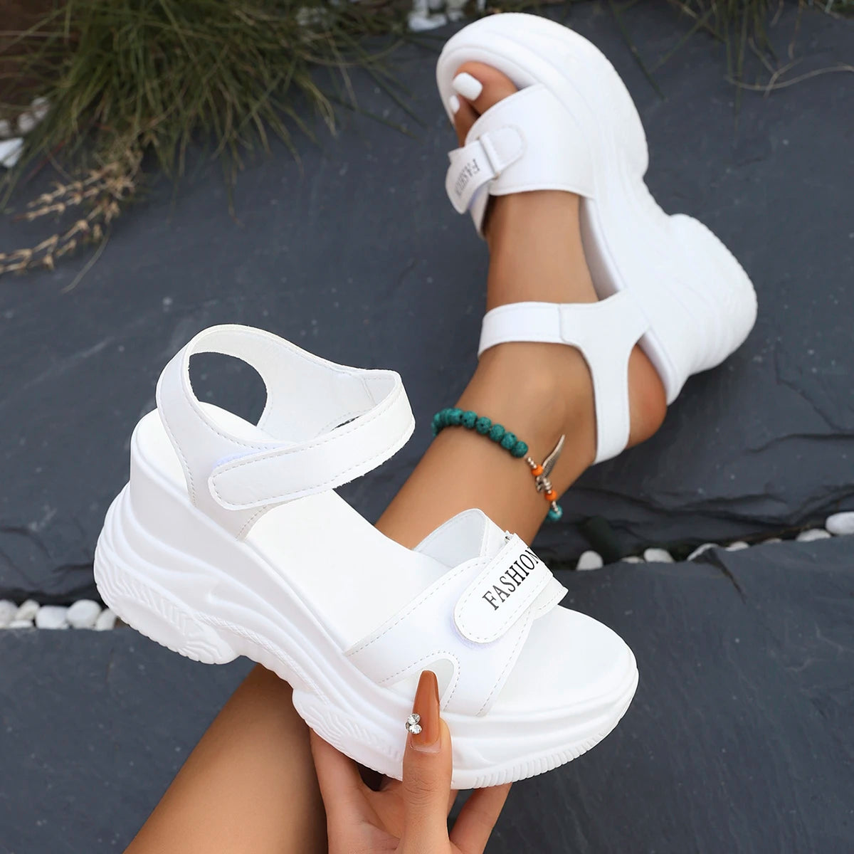 Sandalias con plataforma para Mujer